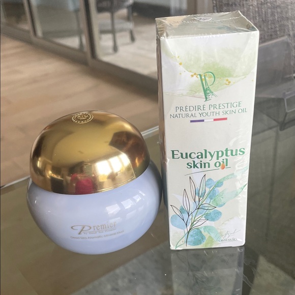 Predire eucalyptus Skincare Oil. With Dead Sea mineral mud for body